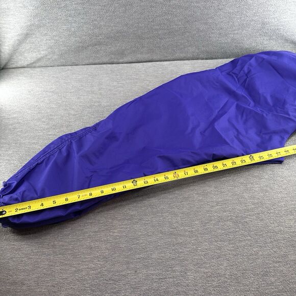 REEBOK CARDI B - Women's Windbreaker 1X Purple Cropped Jacket Tracksuit Set A54 - Picture 12 of 16